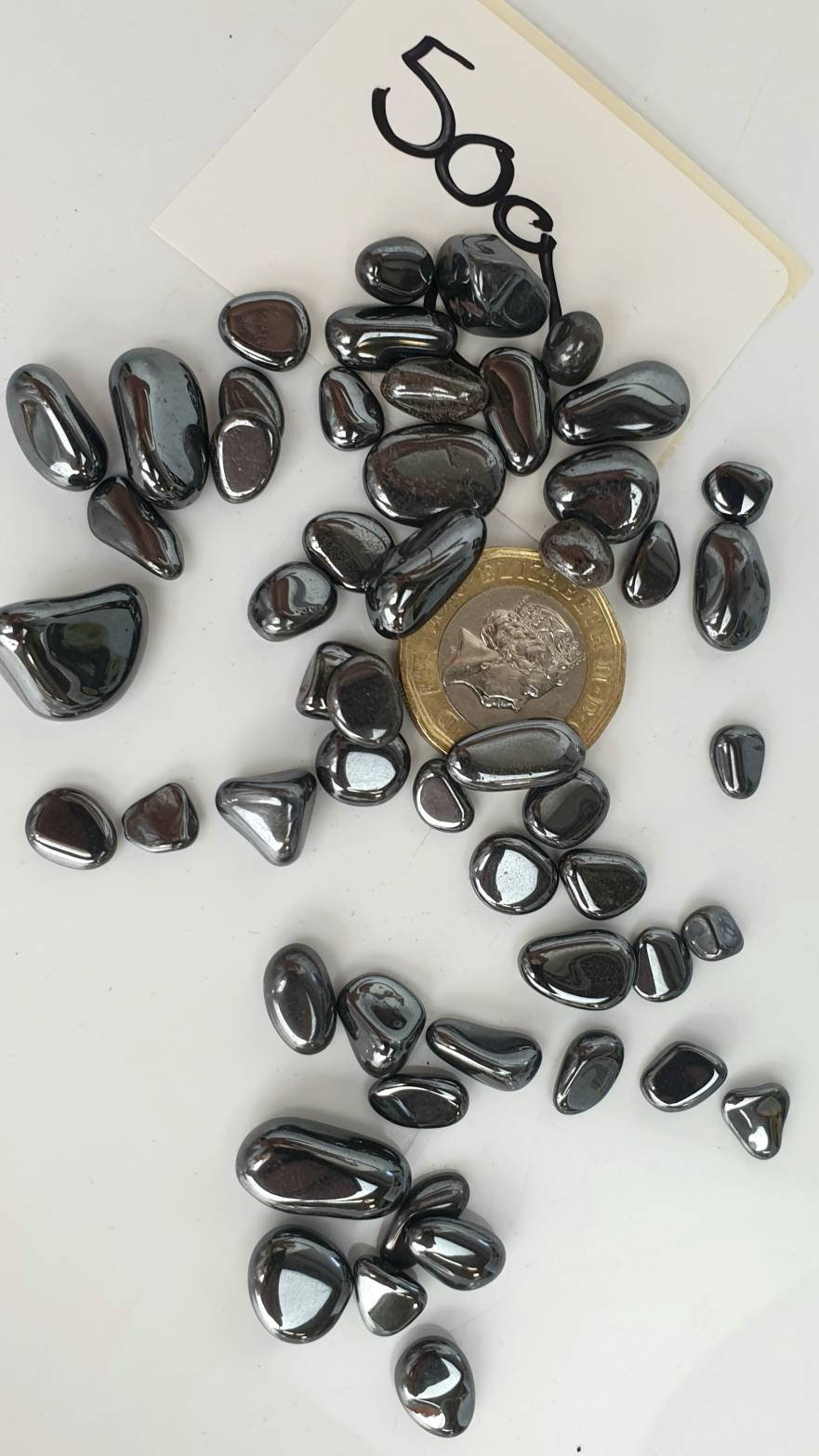 Small Hematite Crystal Tumblestones 50g Bag Jewelry Making Arts Crafts