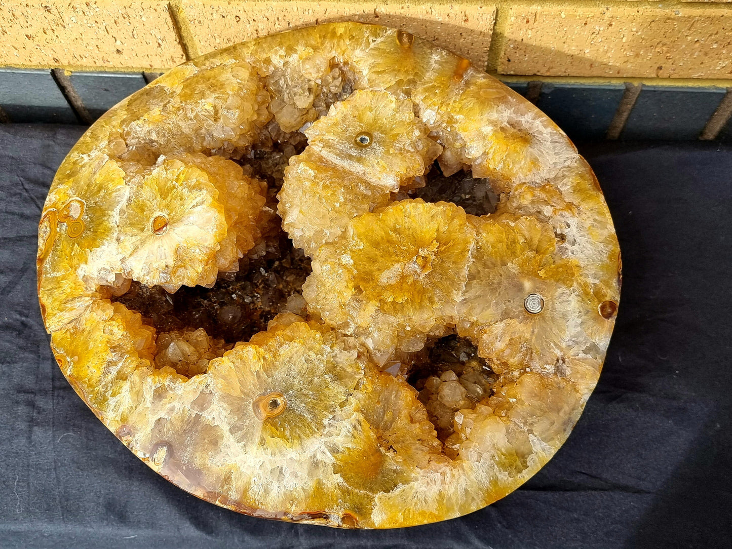 Extra Large Carnelian Crystal Geode