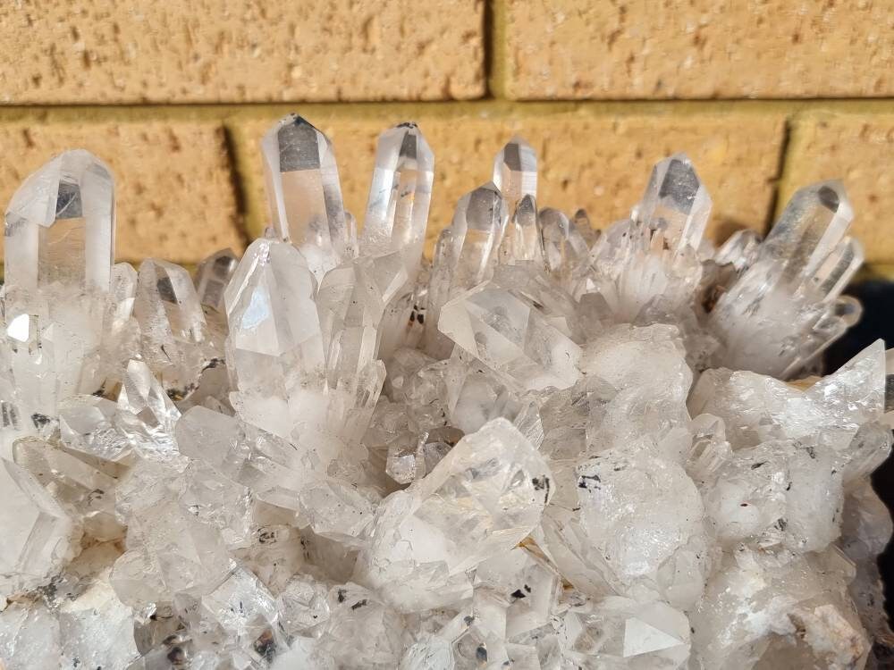 8) Large Clear Quartz Crystal Cluster 5.8kg (Madagascar)
