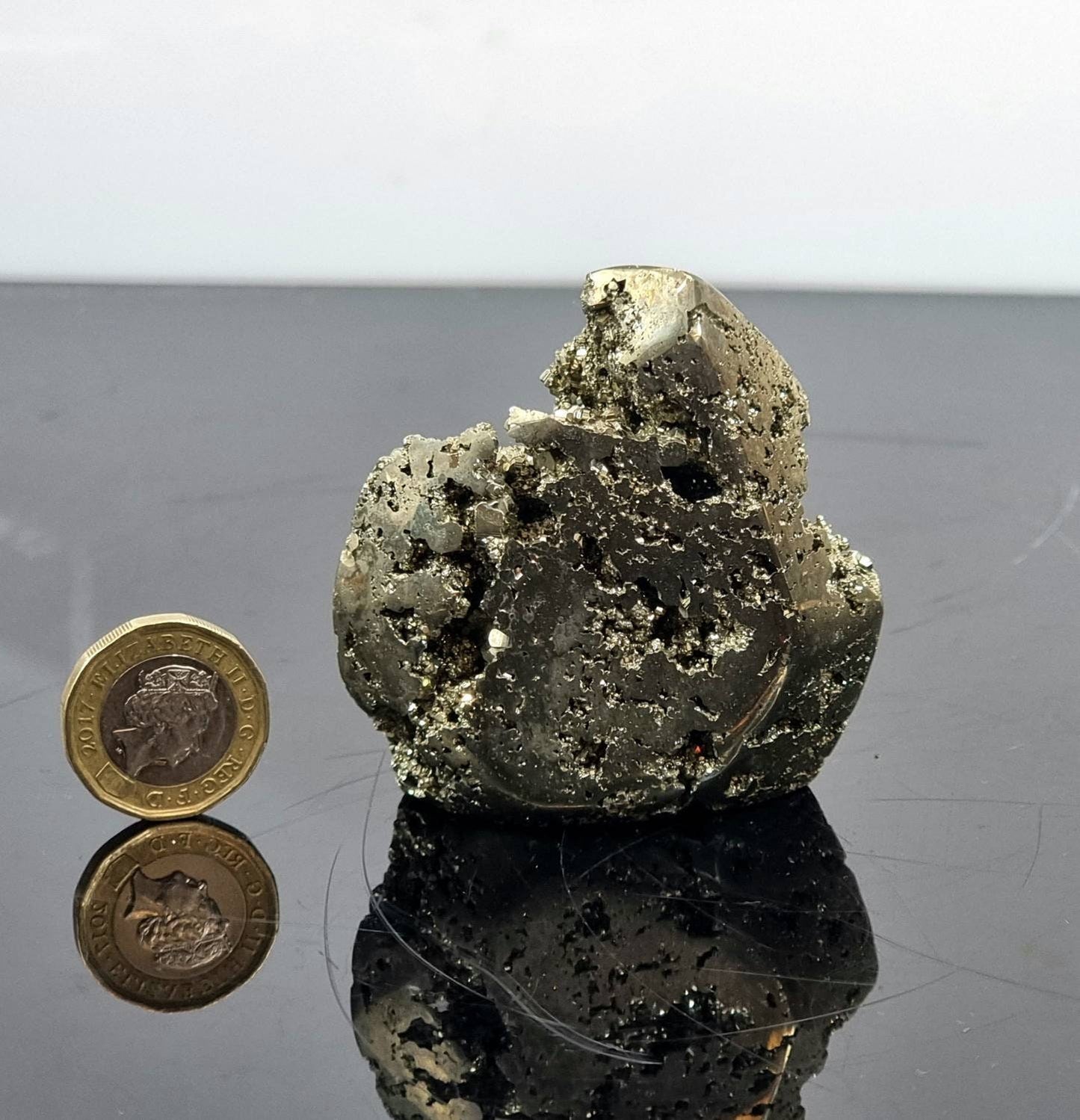 5) Peruvian Crystal Pyrite Freeform