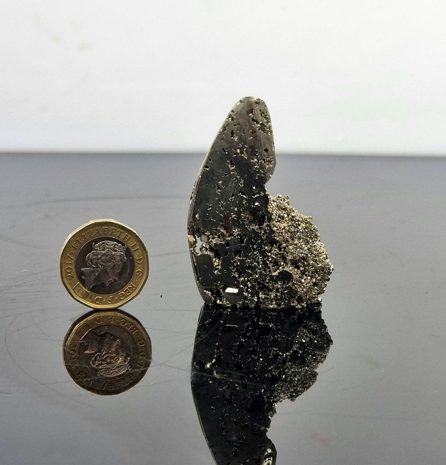 4) Peruvian Crystal Pyrite Freeform