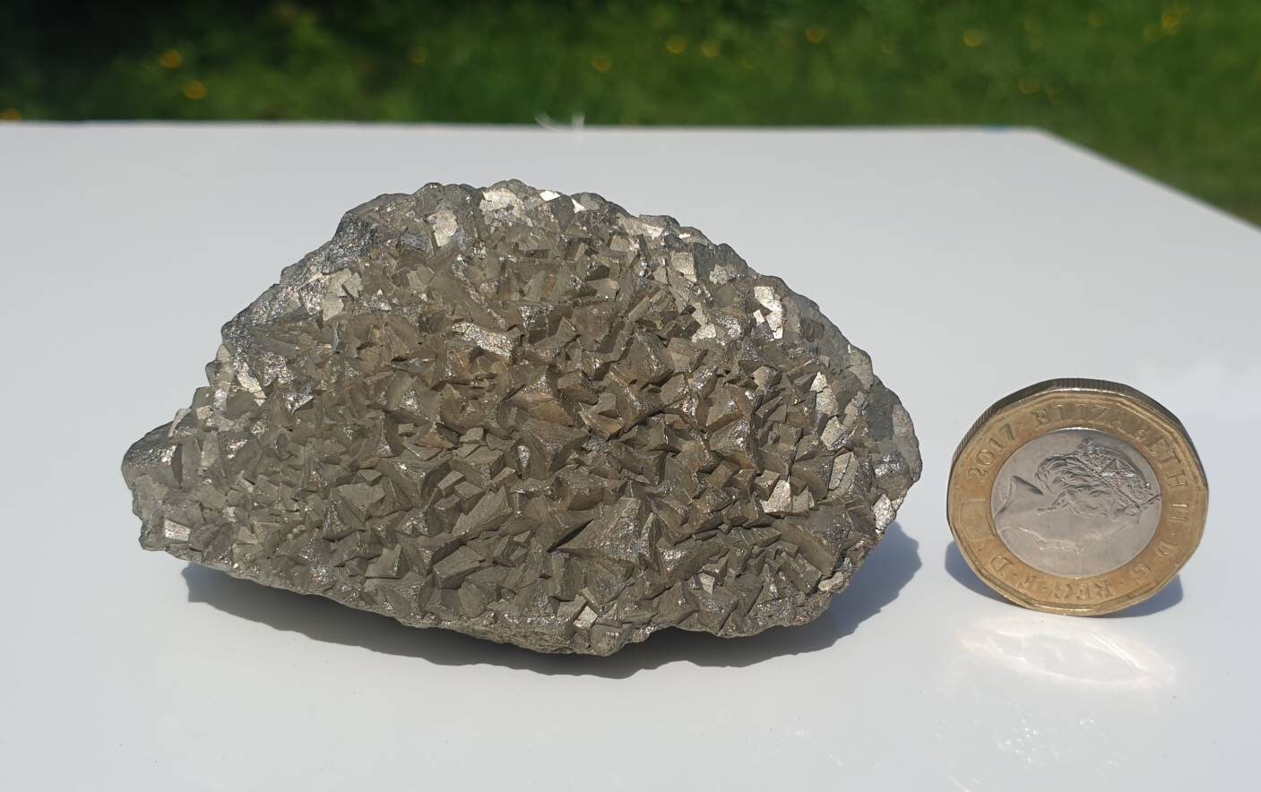 23) Natural Pyrite Crystal- Fools Gold