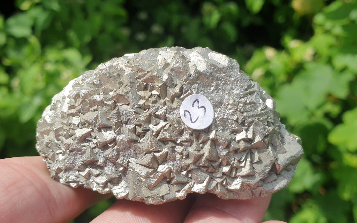 23) Natural Pyrite Crystal- Fools Gold