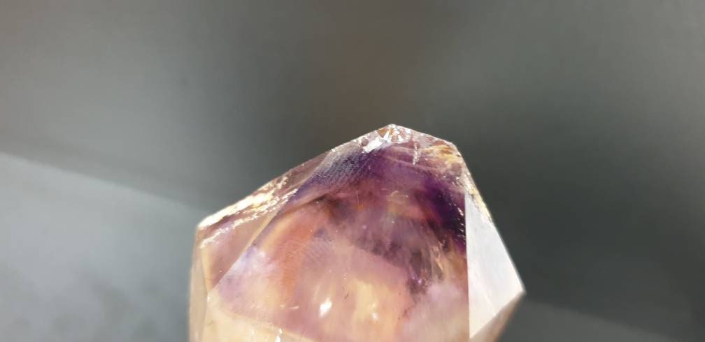16) Large Amethyst Quartz Crystal Sceptre