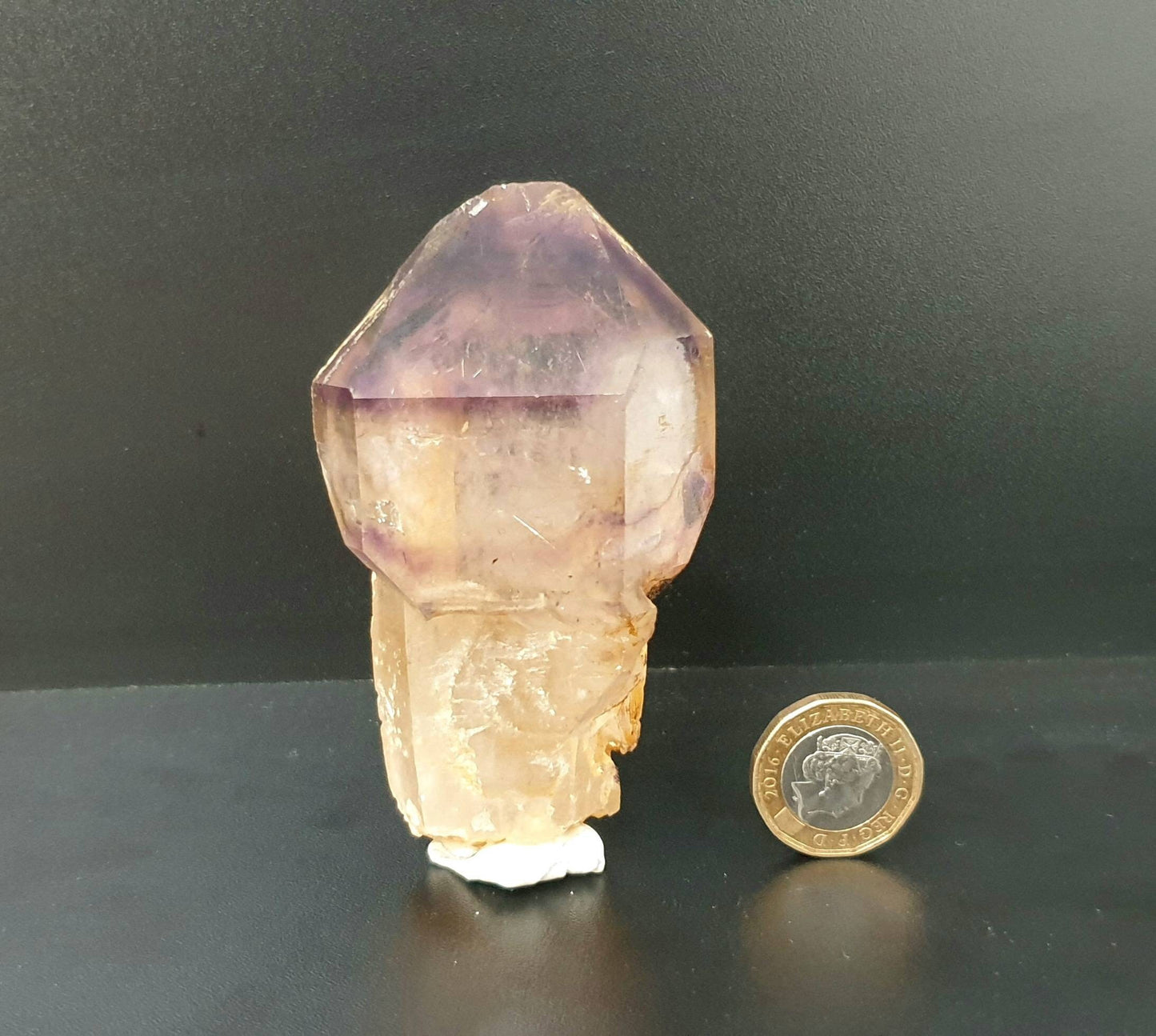16) Large Amethyst Quartz Crystal Sceptre