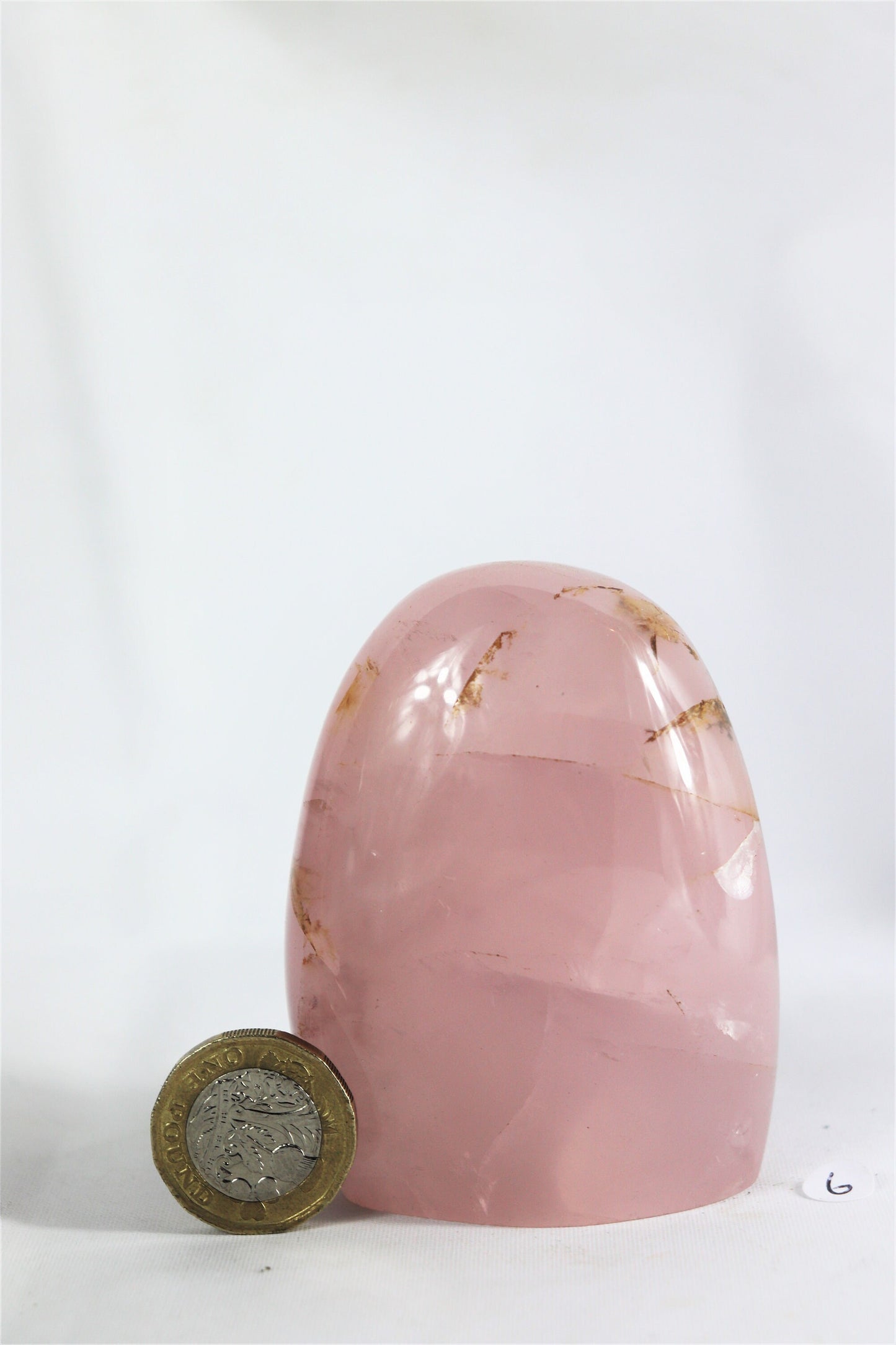 6) Rose Quartz Crystal , Freestanding Great Gift Home Decor