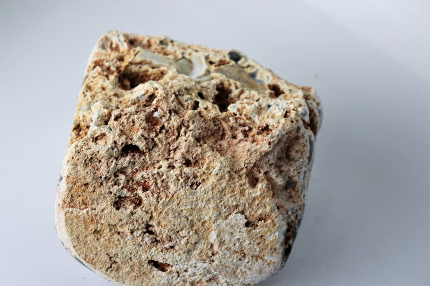 Large Agate Chalcedony Crystal Geode