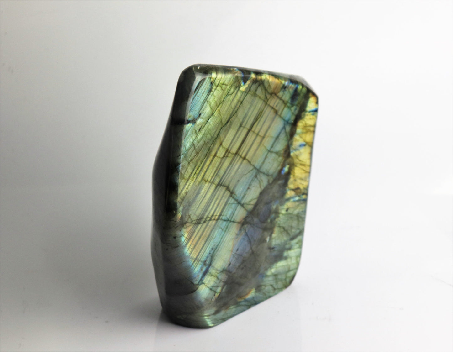 86) Large Labradorite Crystal Polished AAA Grade