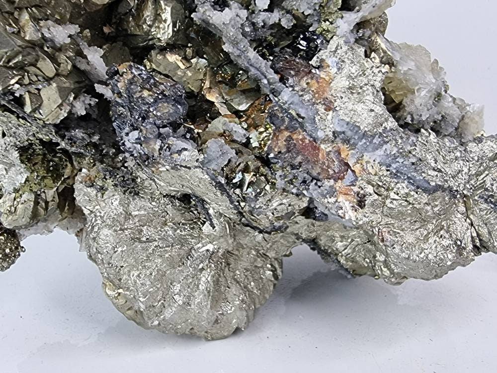 2) Marcasite Pyrite Crystal Specimen Large