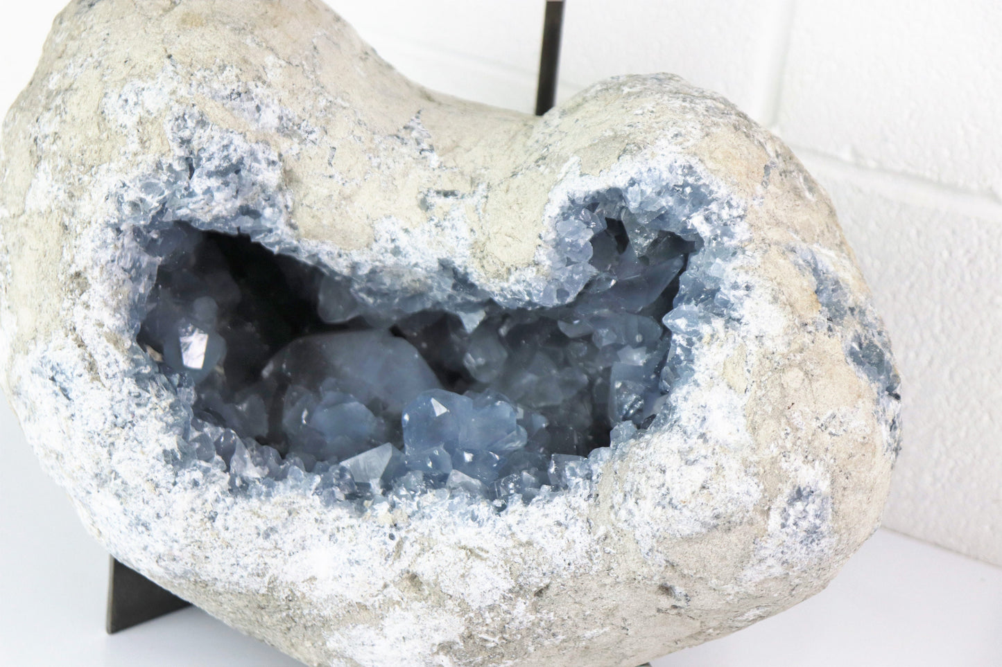 66) XL Large Celestite Crystal Premium Geode 23.85 KG
