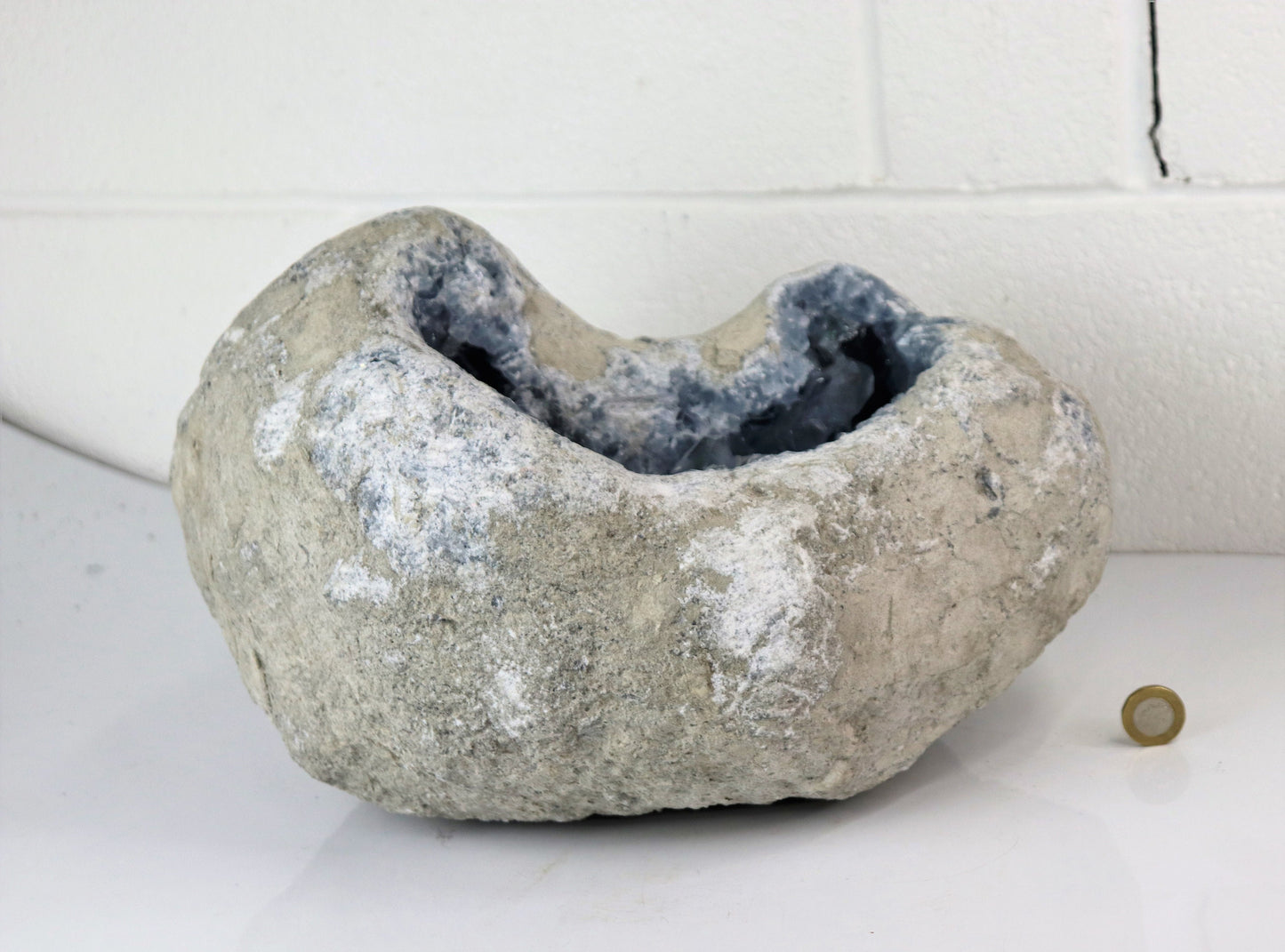 66) XL Large Celestite Crystal Premium Geode 23.85 KG