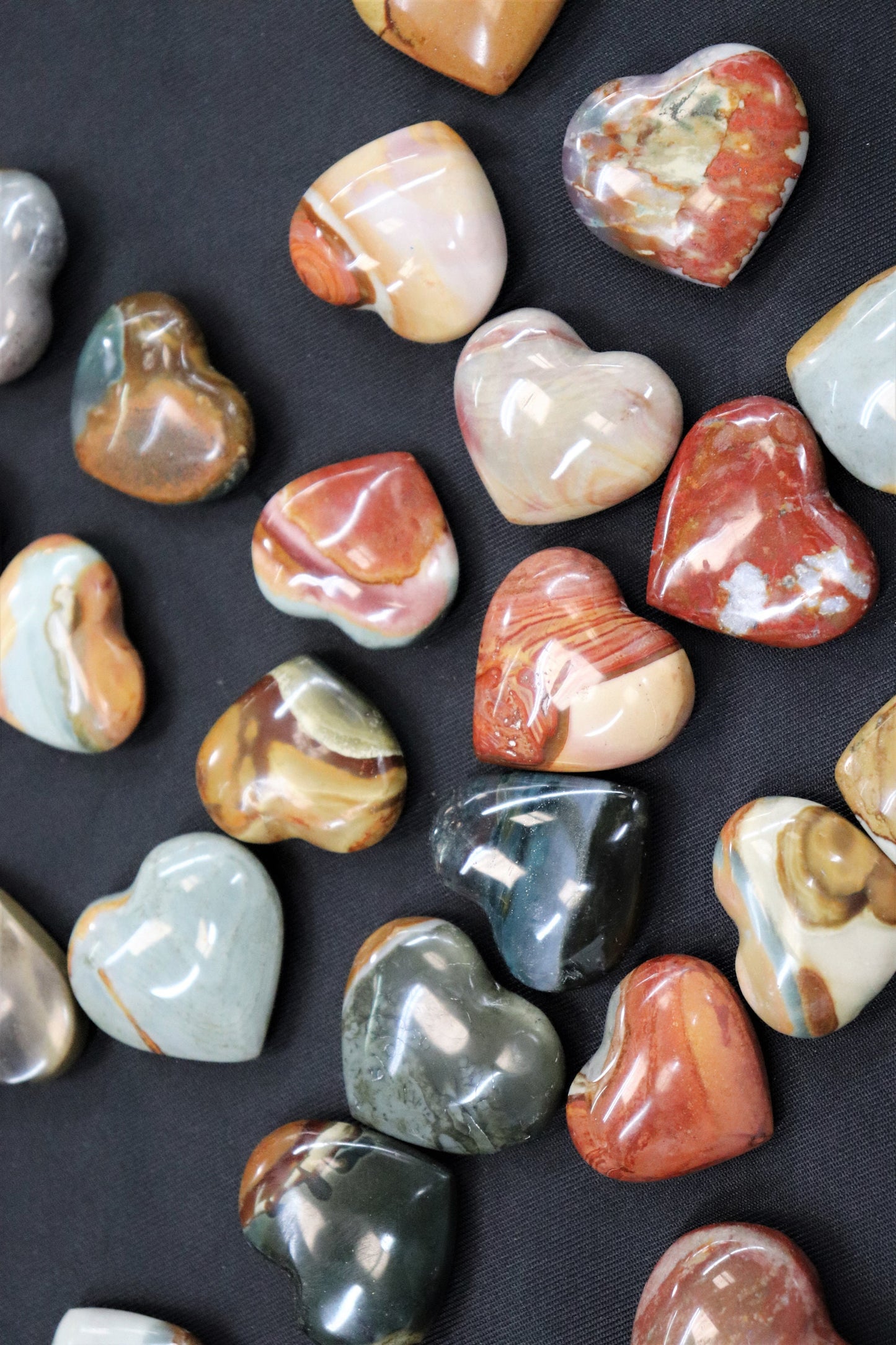 Polychrome Jasper Crystal Heart