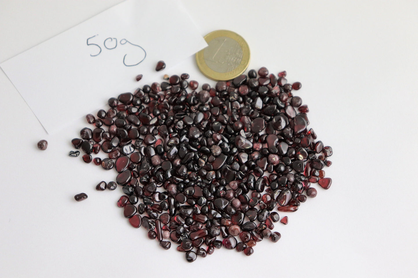 Extra Small Garnet Crystal Chips 50g Bags - Arts Crafts