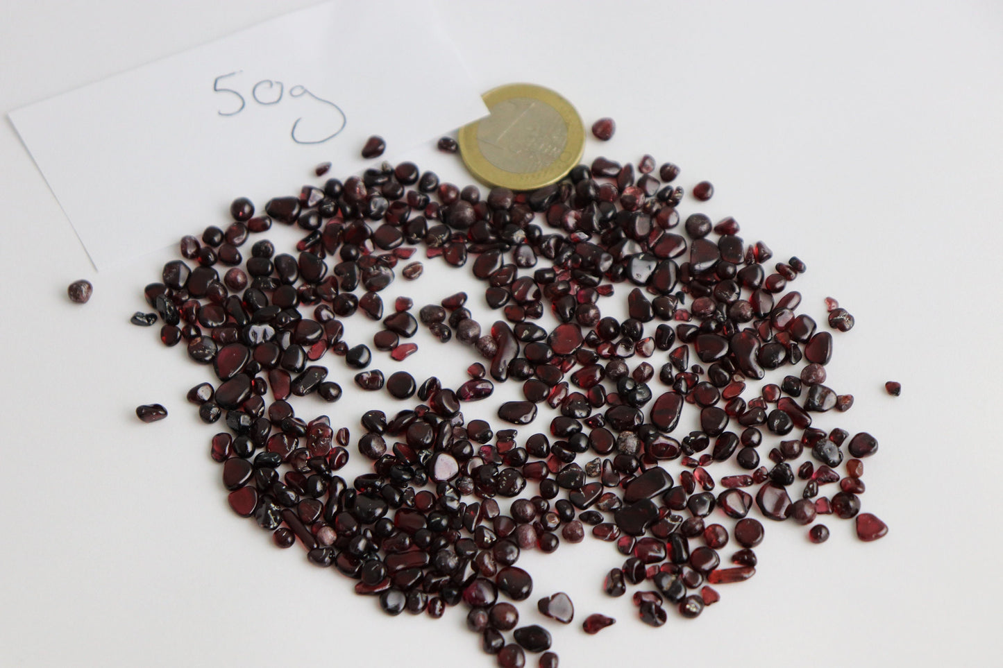 Extra Small Garnet Crystal Chips 50g Bags - Arts Crafts
