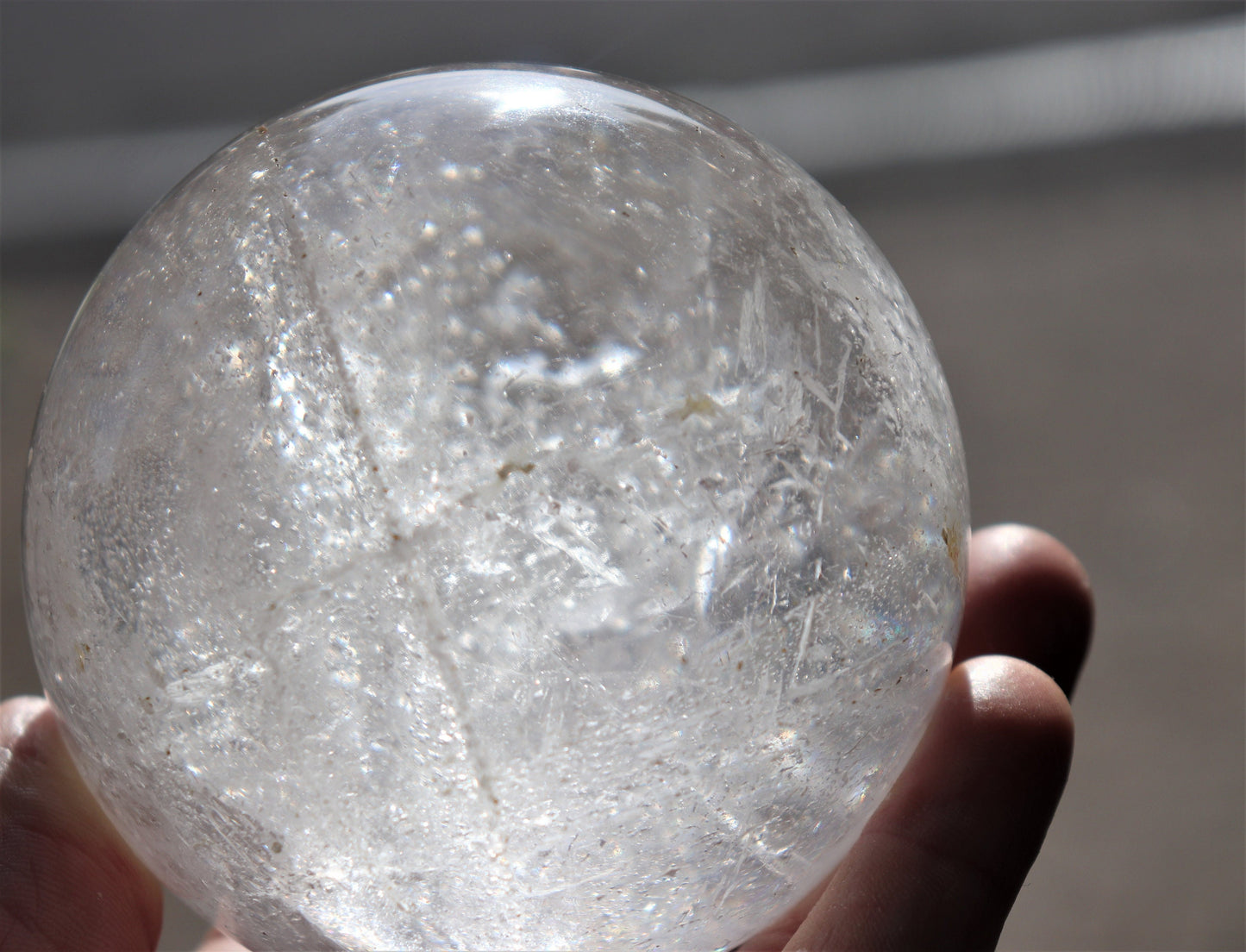 33) Quartz Crystal Sphere
