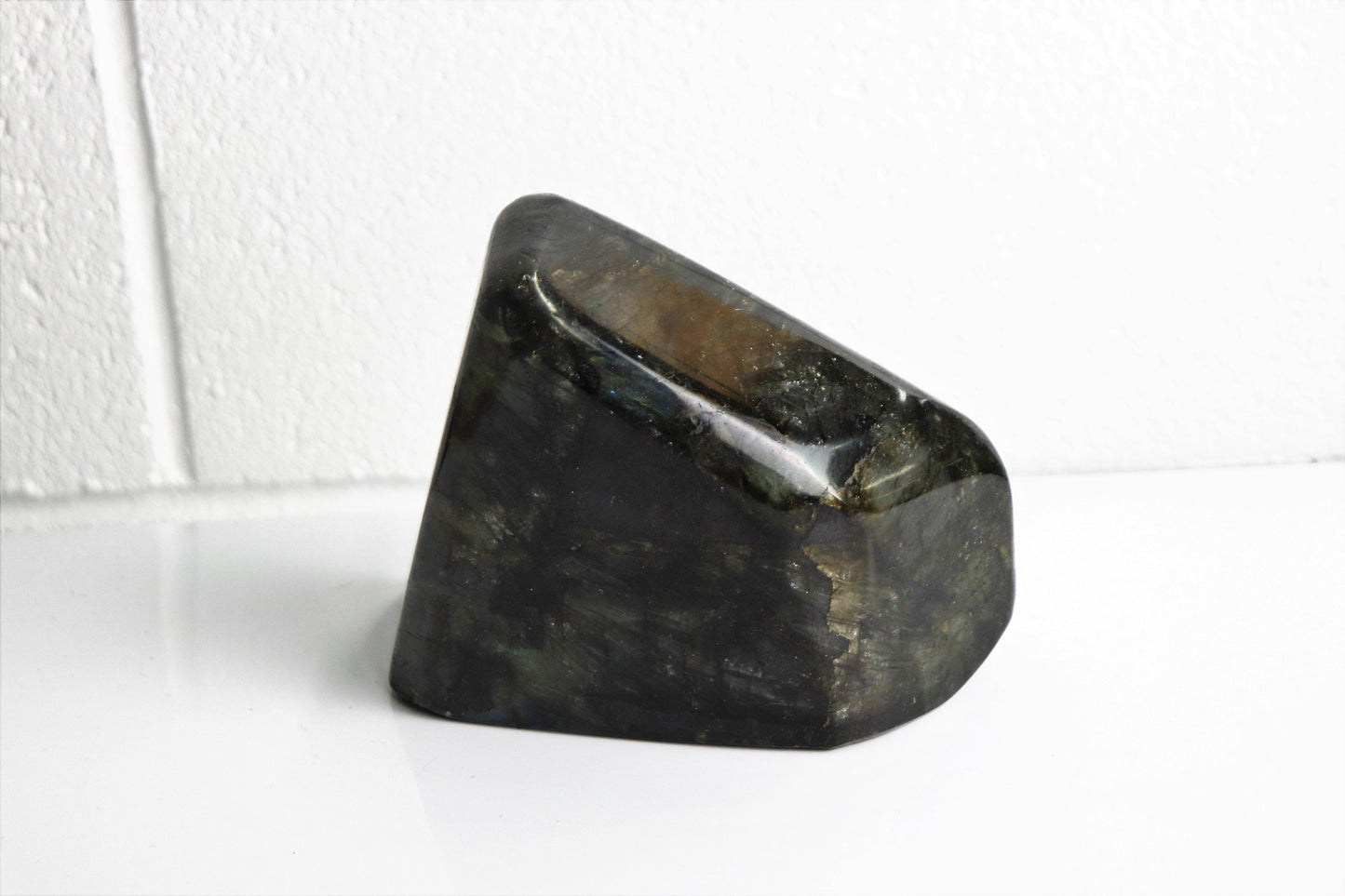 21) Large Labradorite Crystal Polished AAA Grade