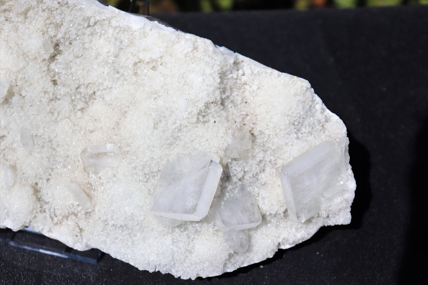5) Extra Large Apophyllite & Chalcedony Zeolite Crystal - India 4.55KG
