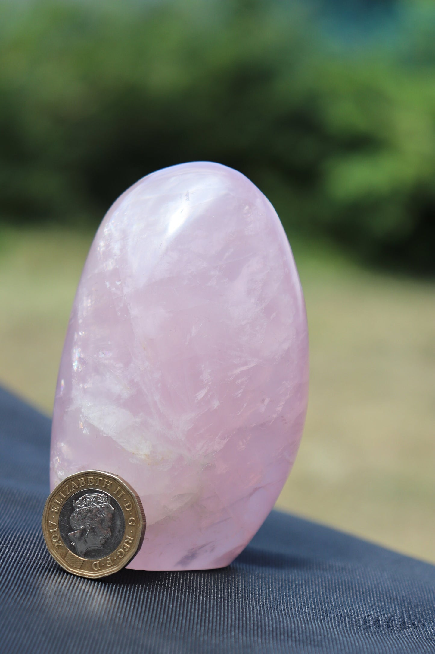 3) Rose Quartz Crystal , Freestanding Great Gift Home Decor