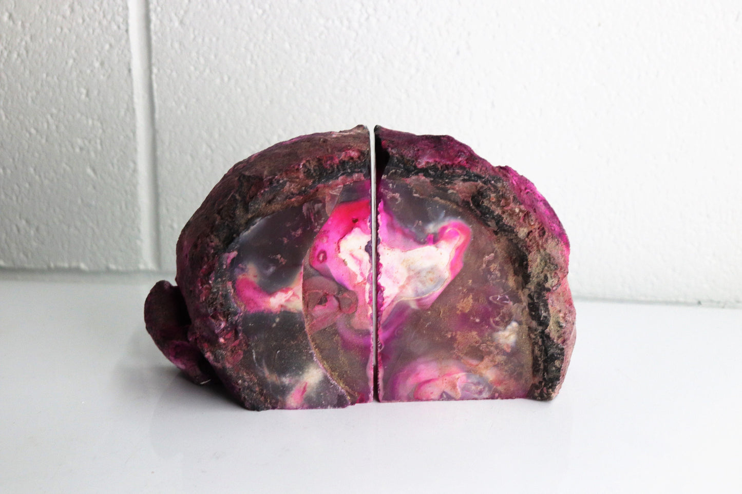 pink crystals home decor