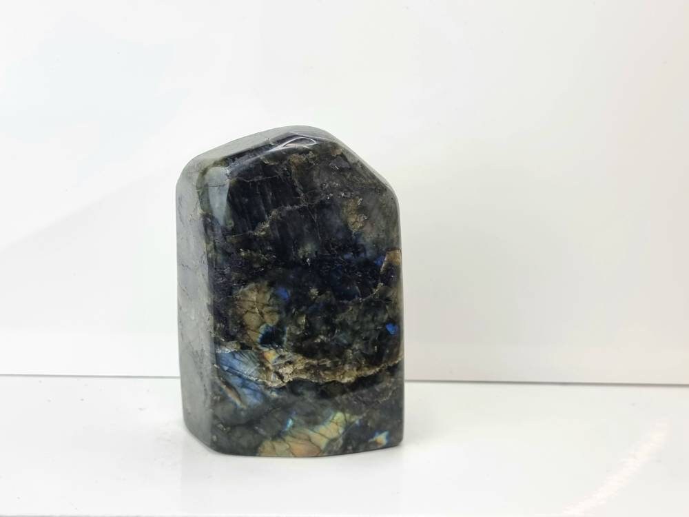 33) Large Labradorite Crystal Polished