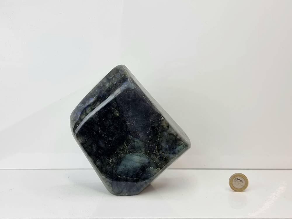 44) Large Labradorite Crystal Polished