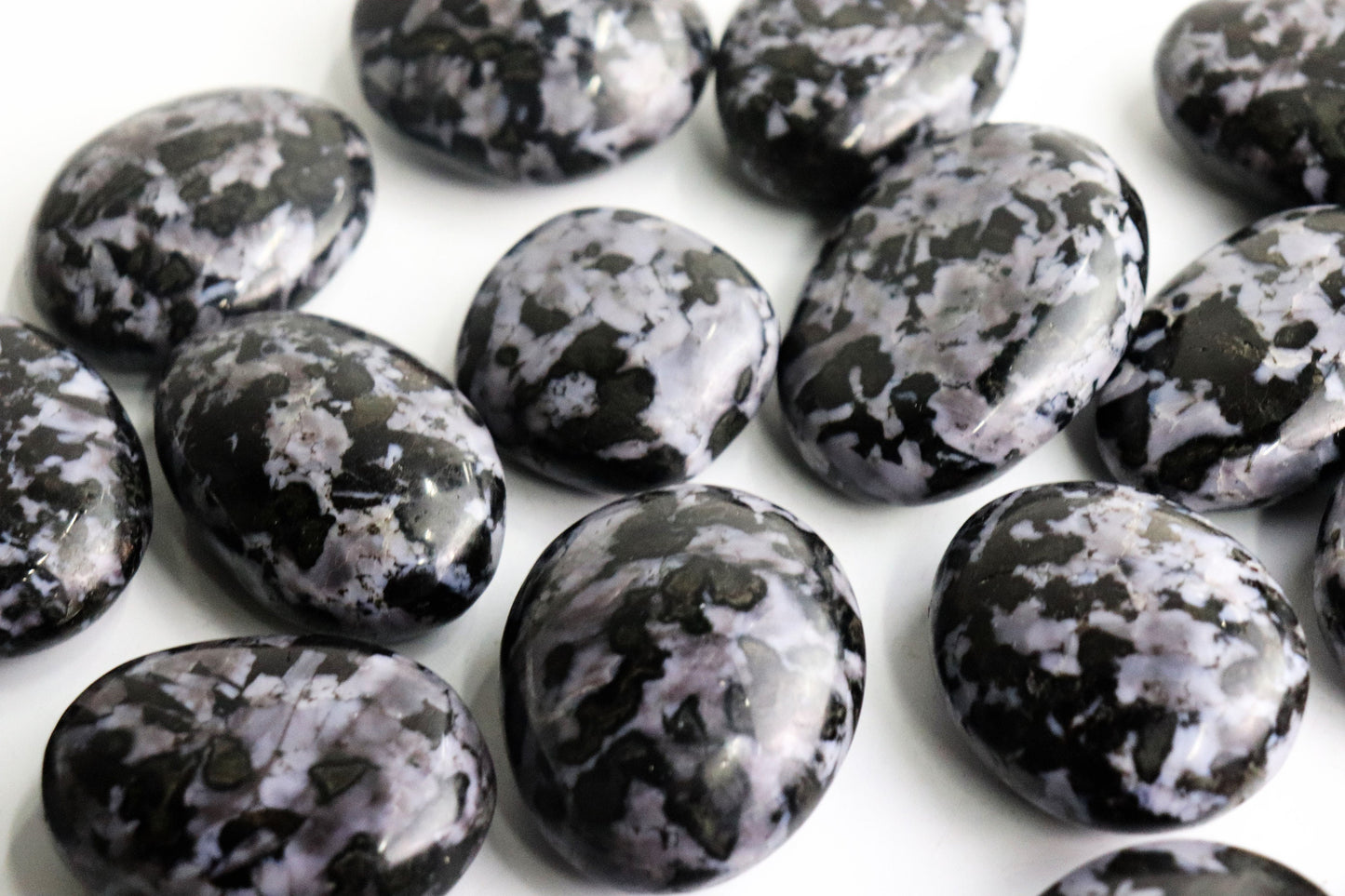 Large Indigo Gabbro Crystal Palmstone - Gallet Madagascar