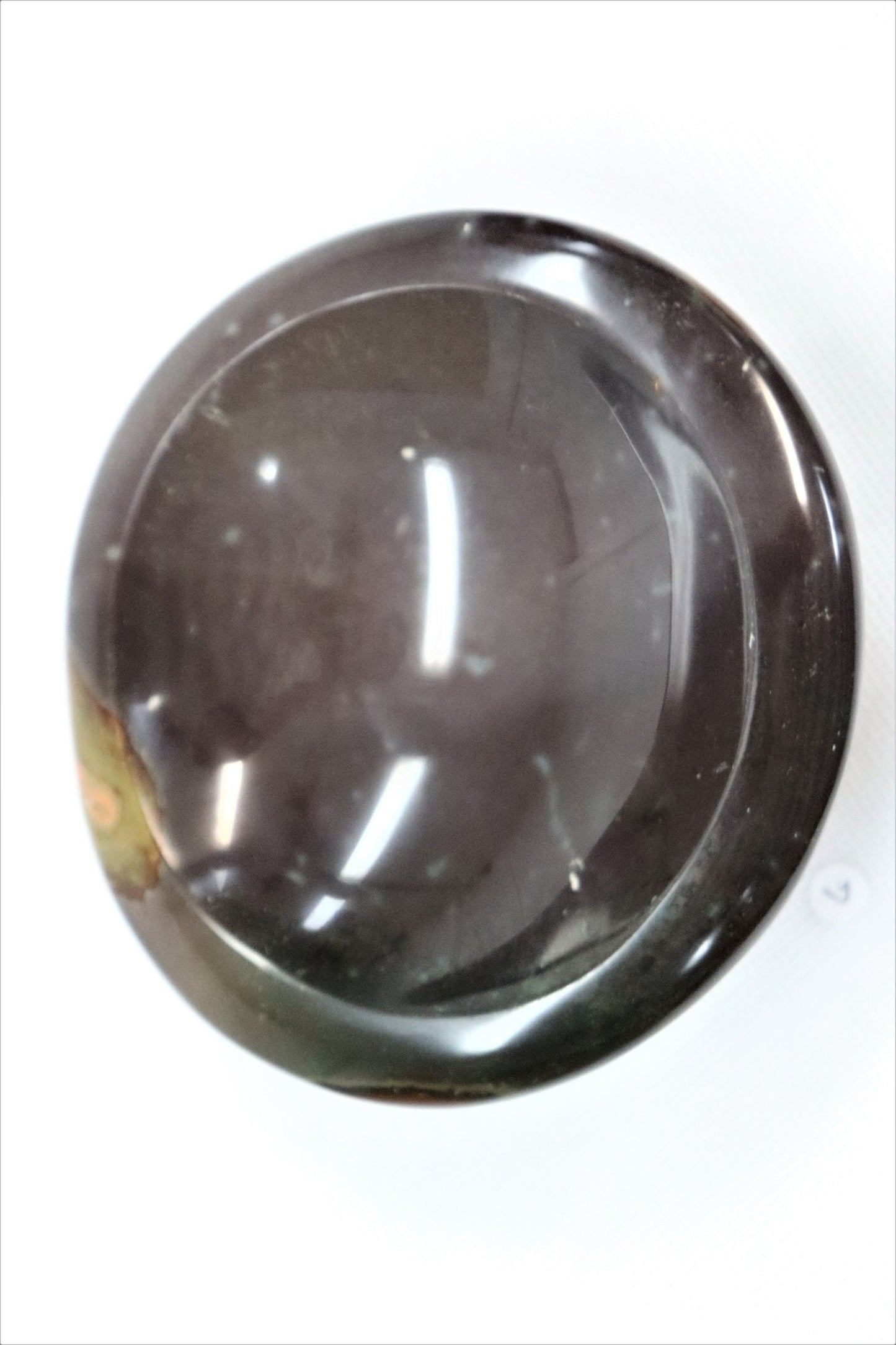 4) Polychrome Desert Jasper Bowl / Soap Dish Great Gift Home Art Décor