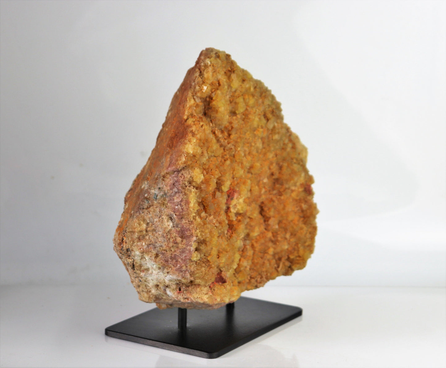 4) Very Large Fluorite Crystal On Custom Stand