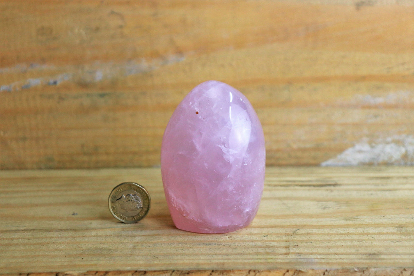 37) Rose Quartz Crystal Freeform