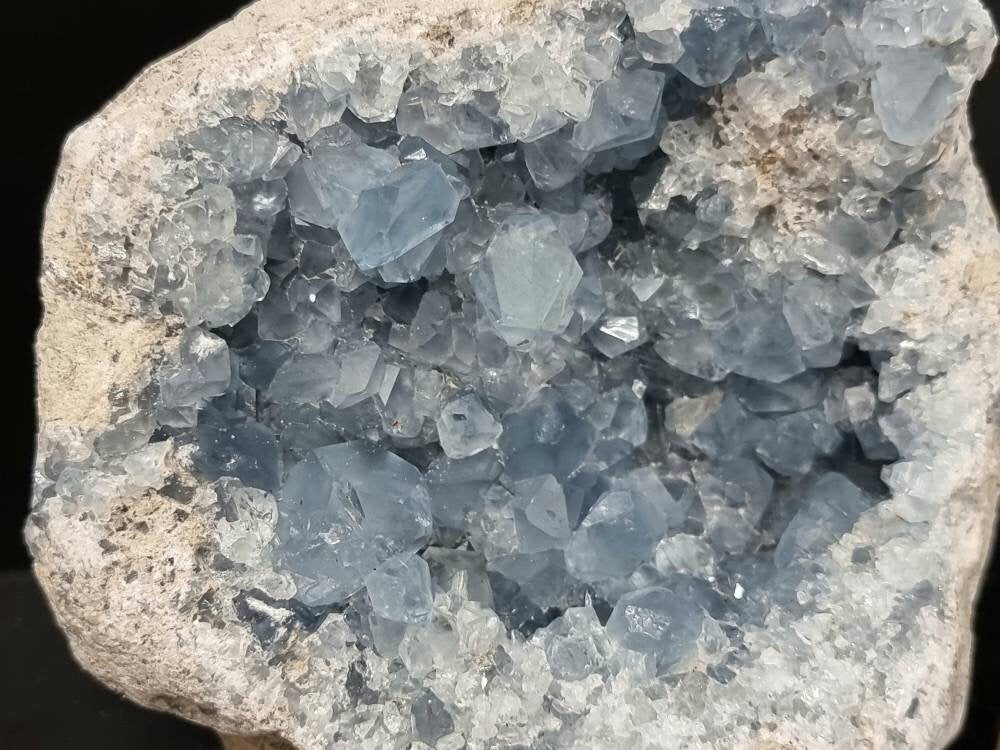 23) Large Celestite Crystal Geode