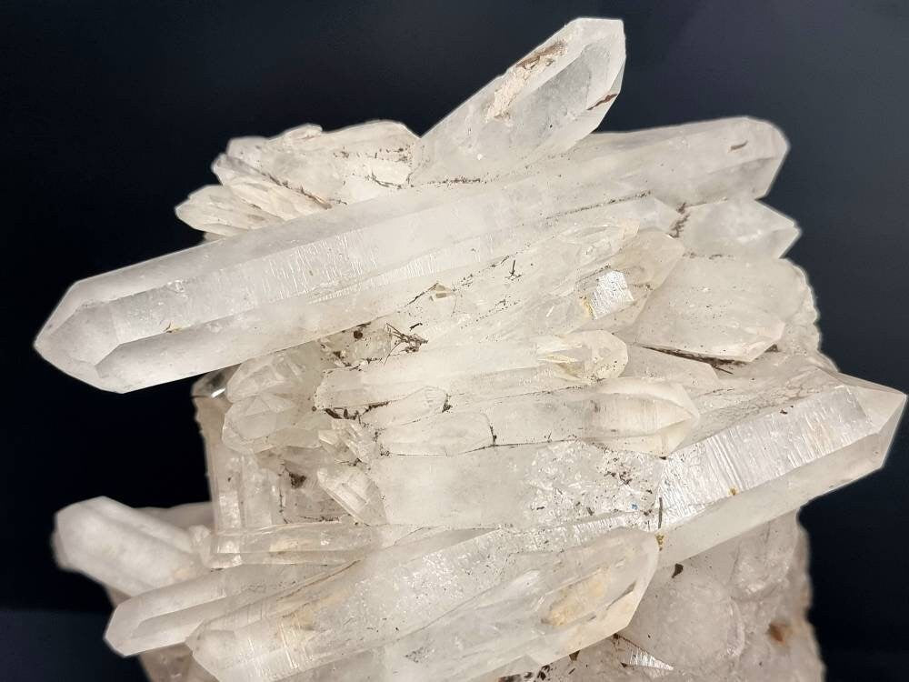 10) large Quartz Crystal Cluster