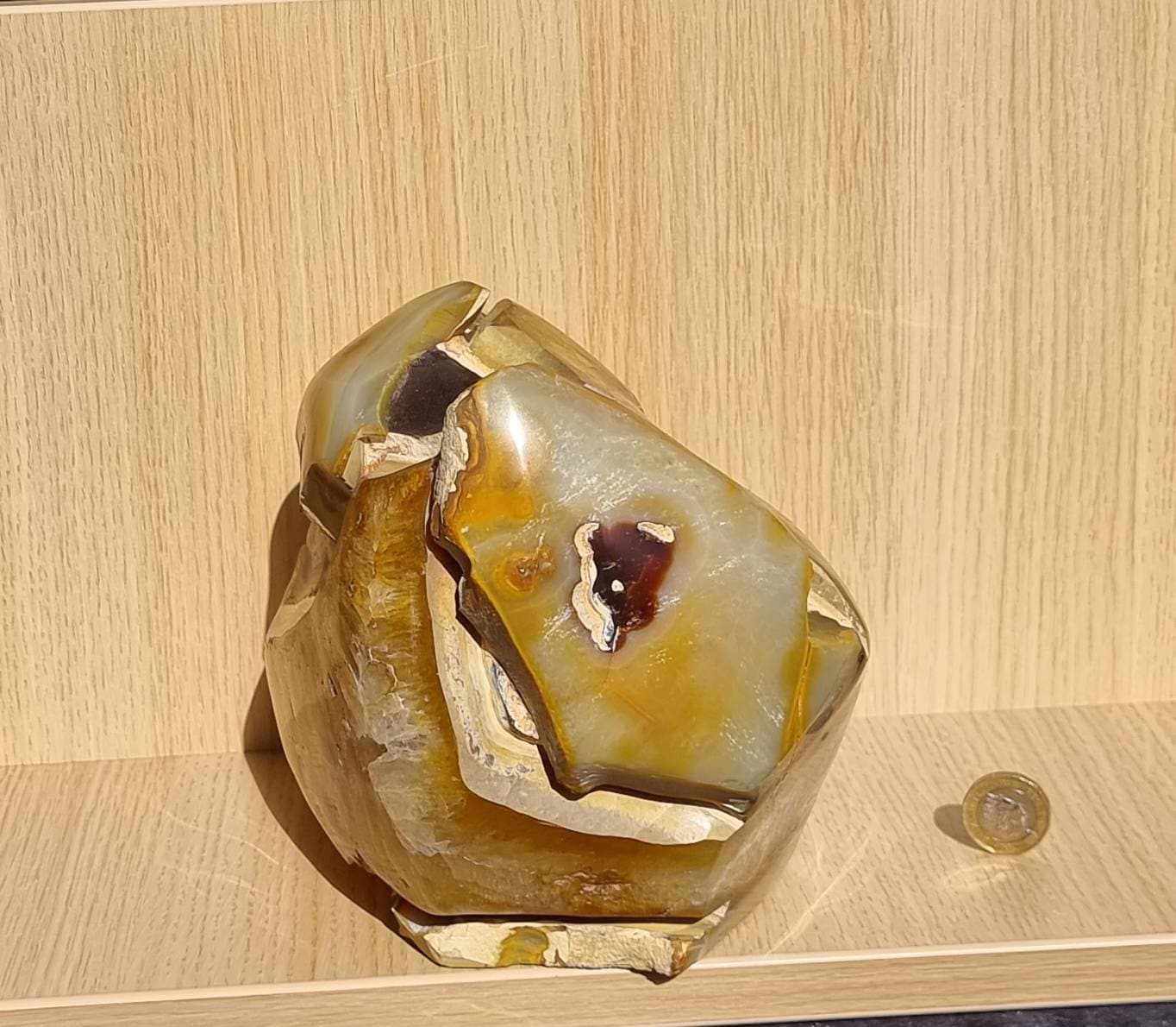 Large Carnelian Crystal Geode