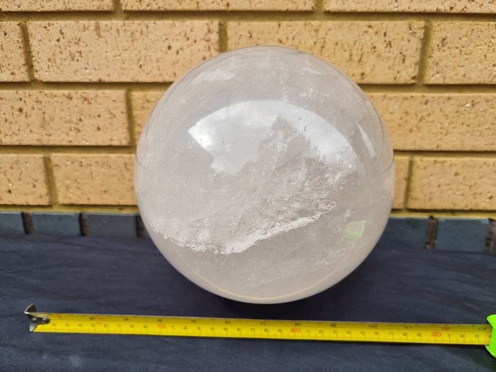 Extra Large Quartz Crystal Sphere 10.6 KG