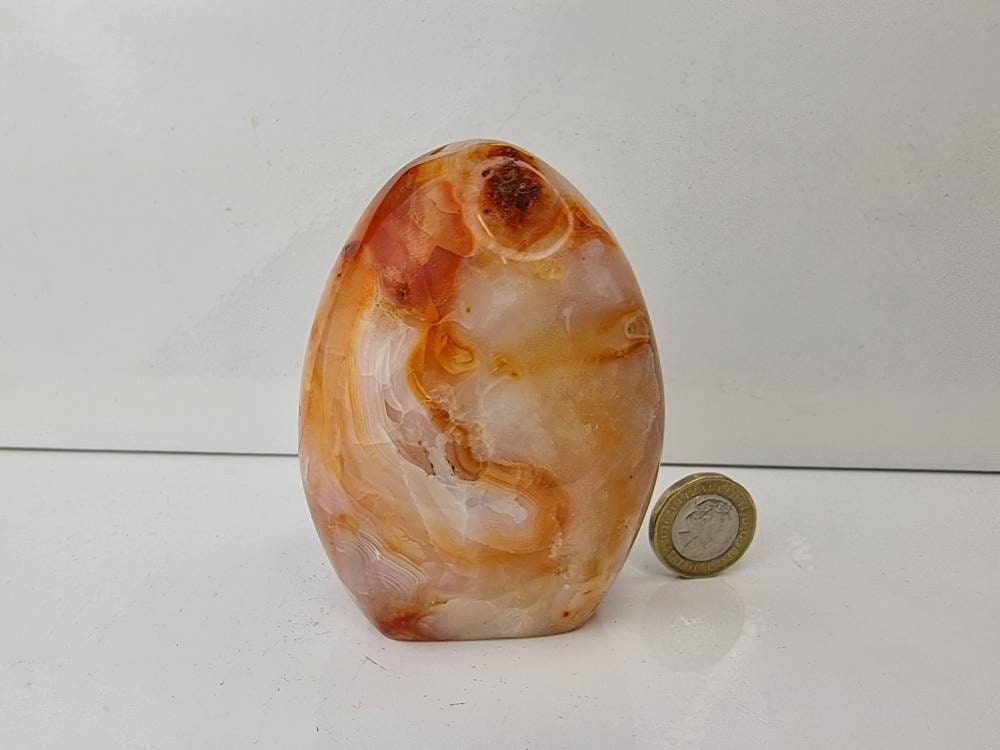 22) Carnelian Crystal Freeform