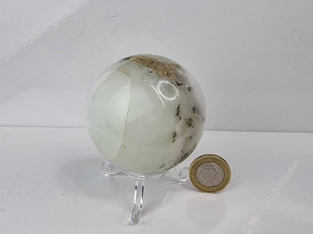 5) Merlinite Opal Crystal Sphere