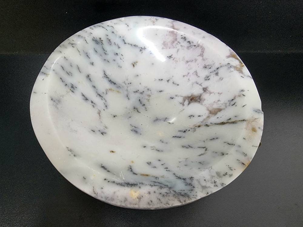 2) Large Merlinite Opal Crystal Bowl