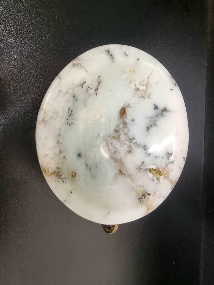 3) Large Merlinite Opal Crystal Bowl