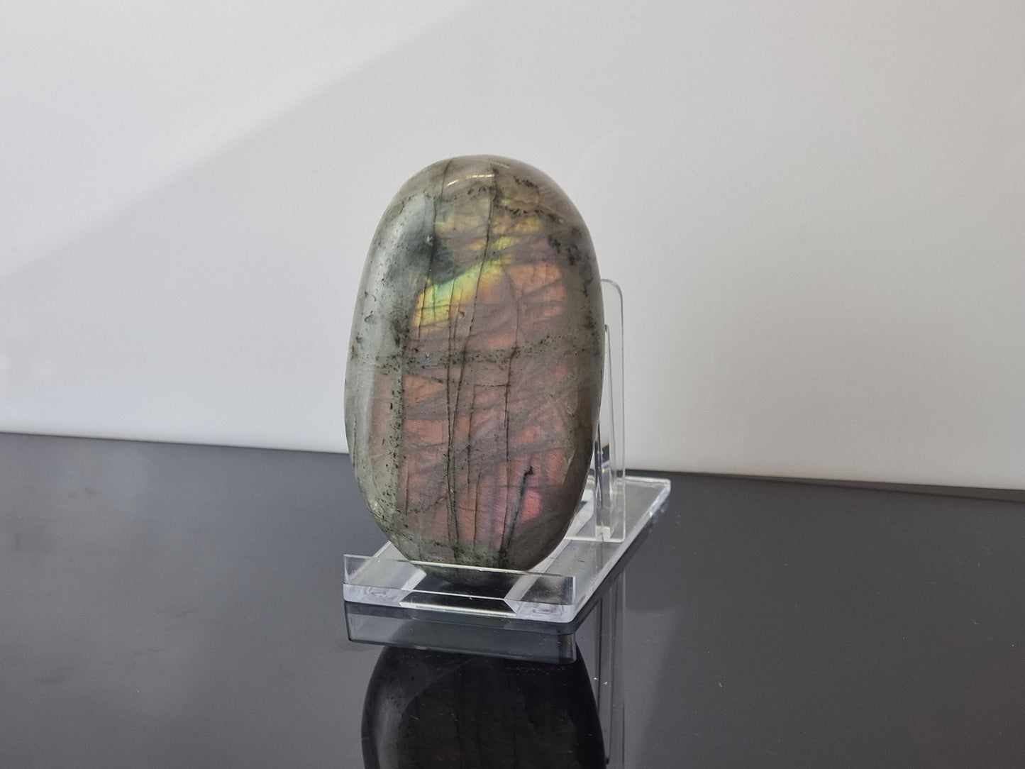 9) Purple Labradorite Crystal Palmstone