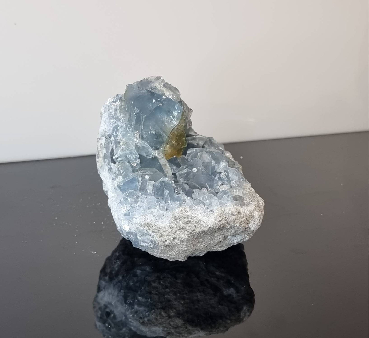 21) Celestite Crystal Geode