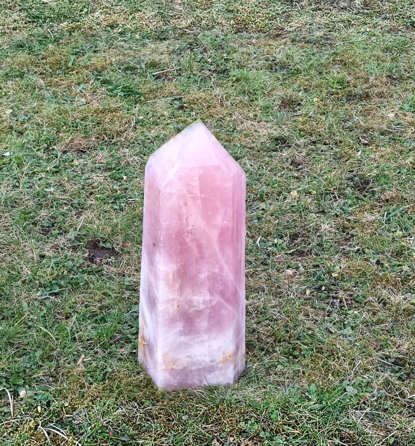 Extra Large Rose Quartz Crystal Prism 14 KG Unique Home Decor Statement Crystal