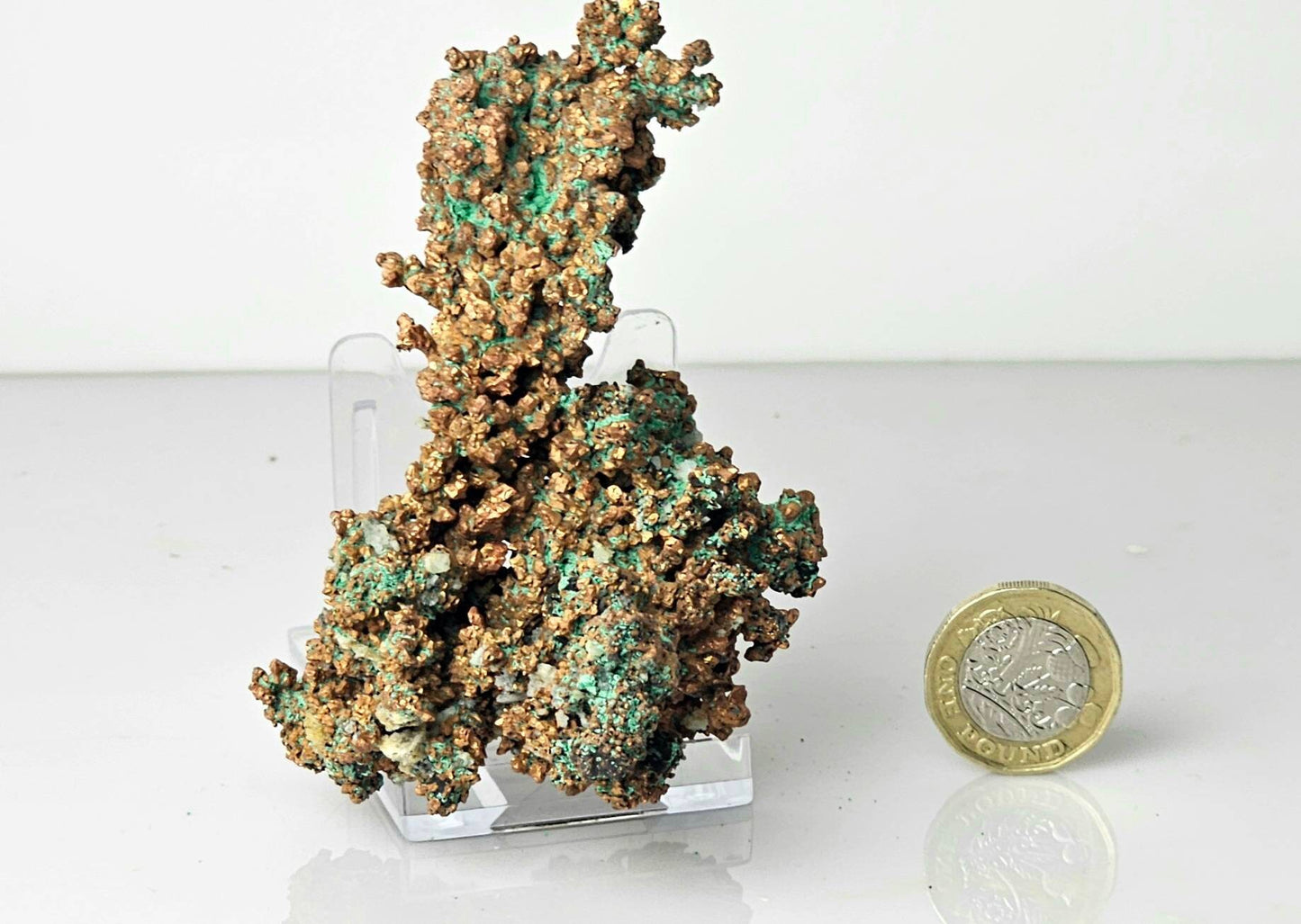 14) large Native Natural Copper Crystal