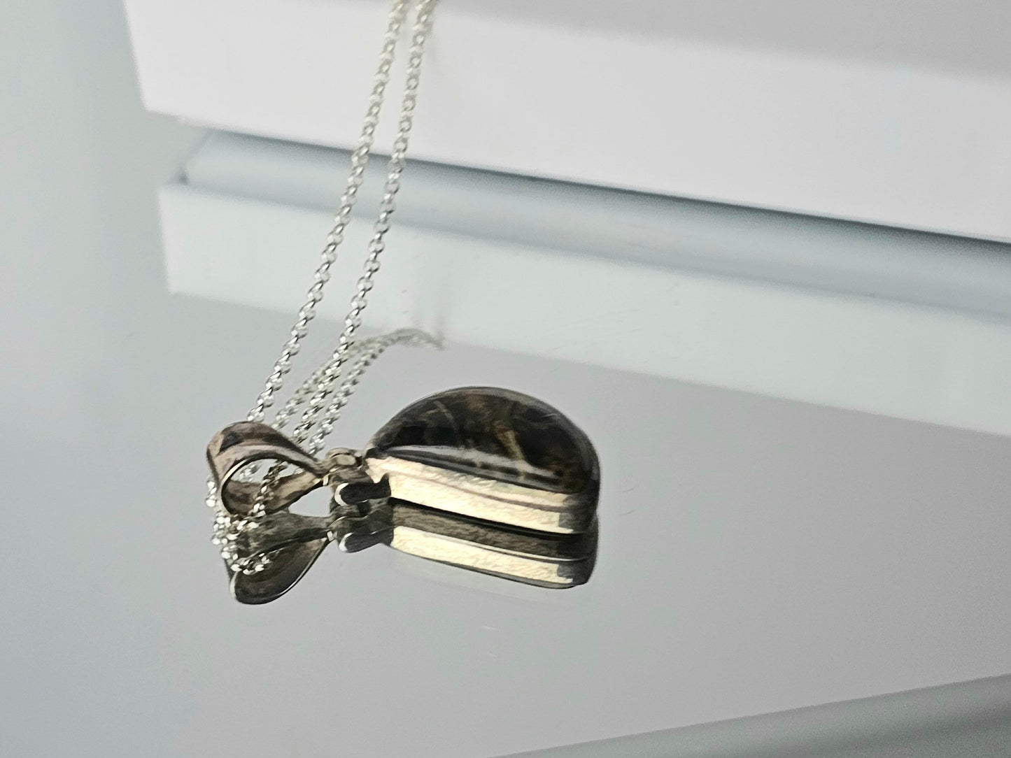 Pietersite Crystal Necklace 925 Silver (#96)