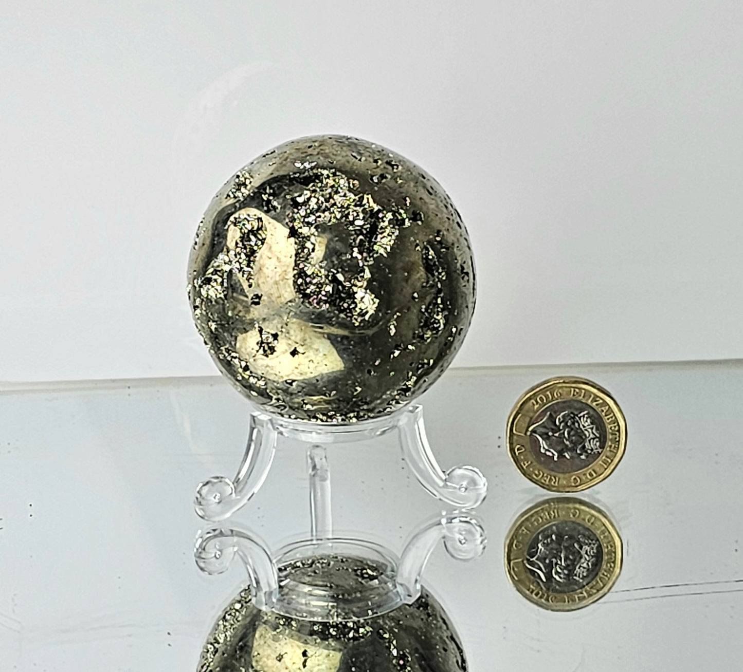 Pyrite Crystal Sphere (#7)