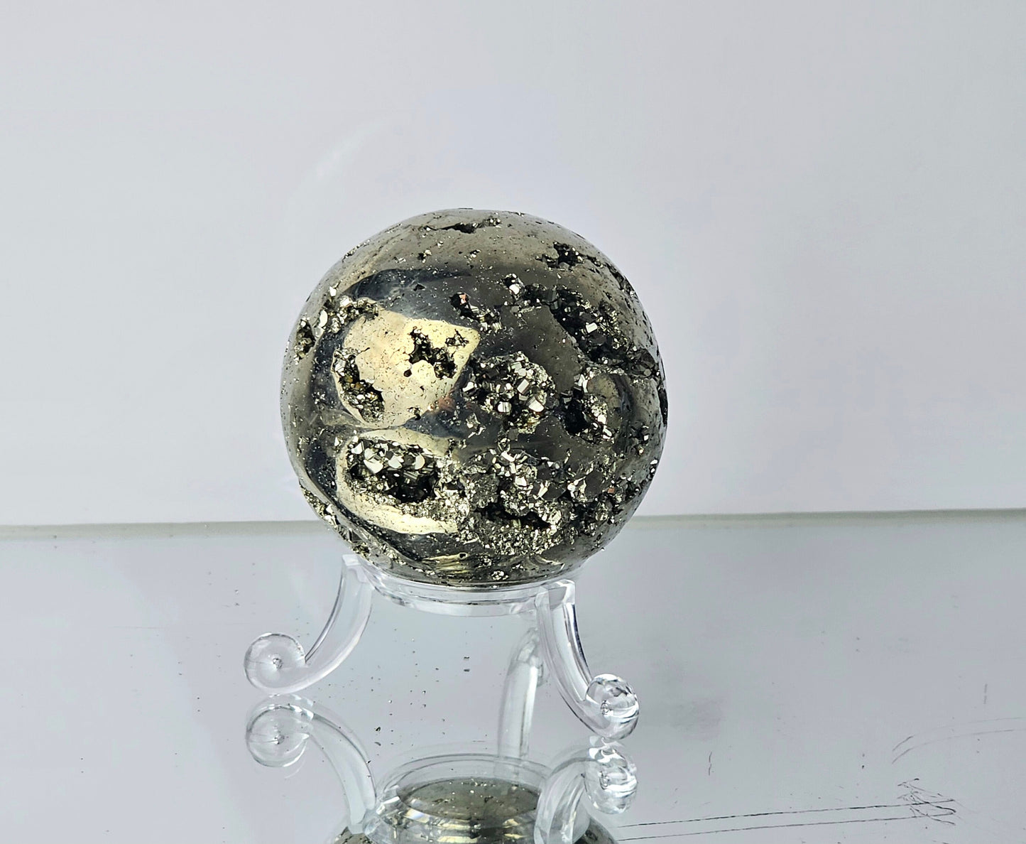 Pyrite Crystal Sphere (#10)