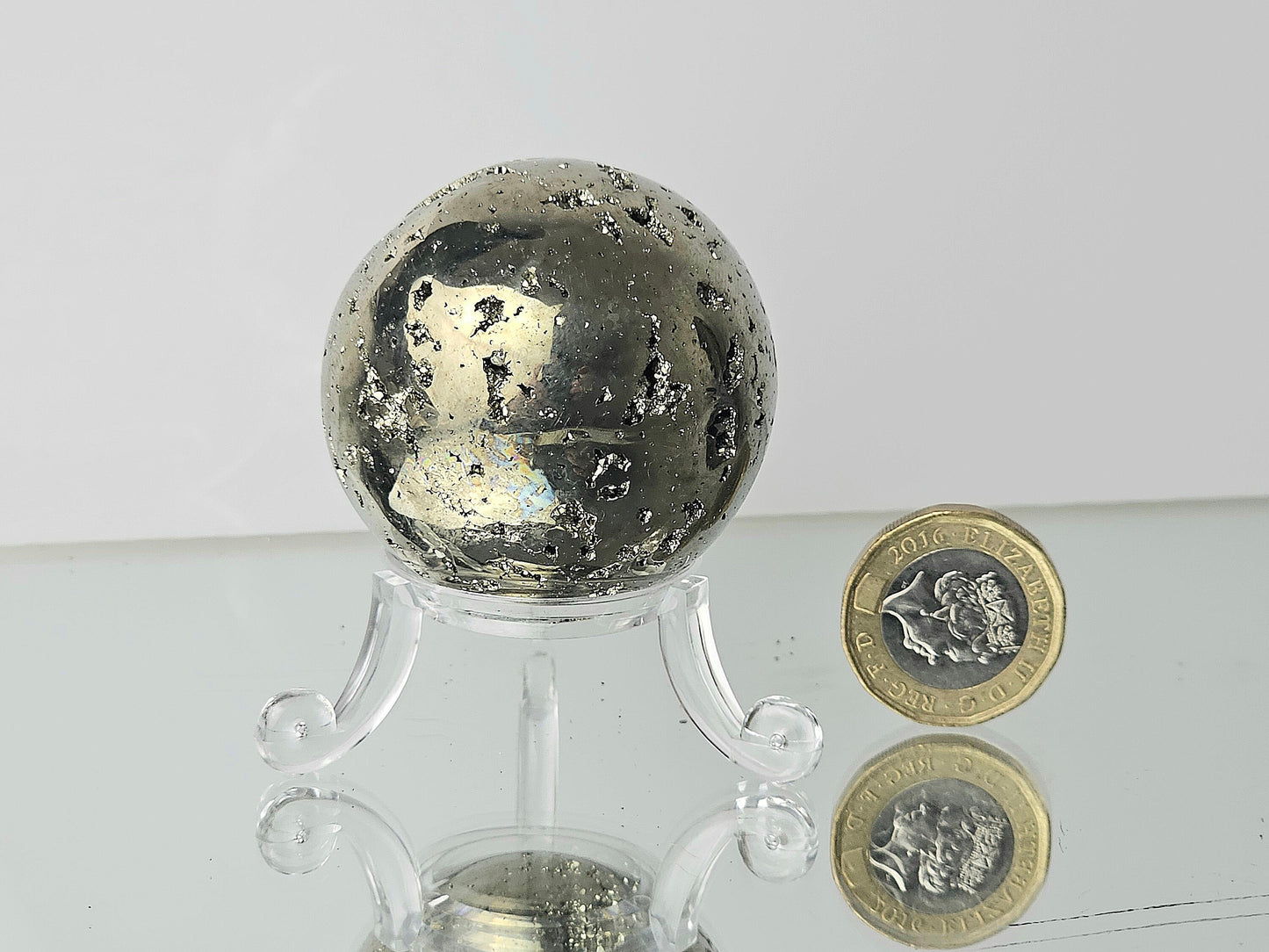 Pyrite Crystal Sphere (#6)