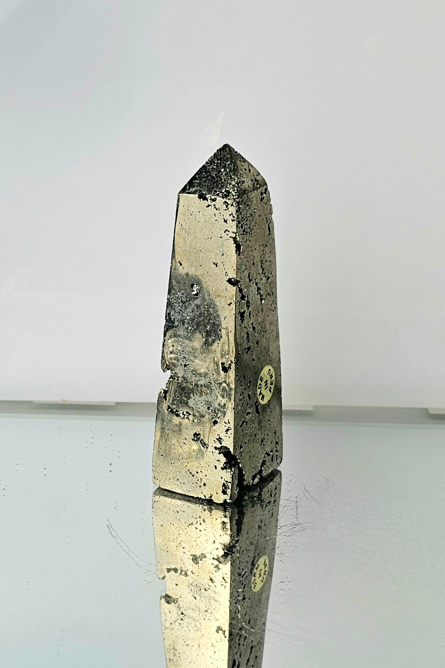 Pyrite Crystal Obelisk (#7)