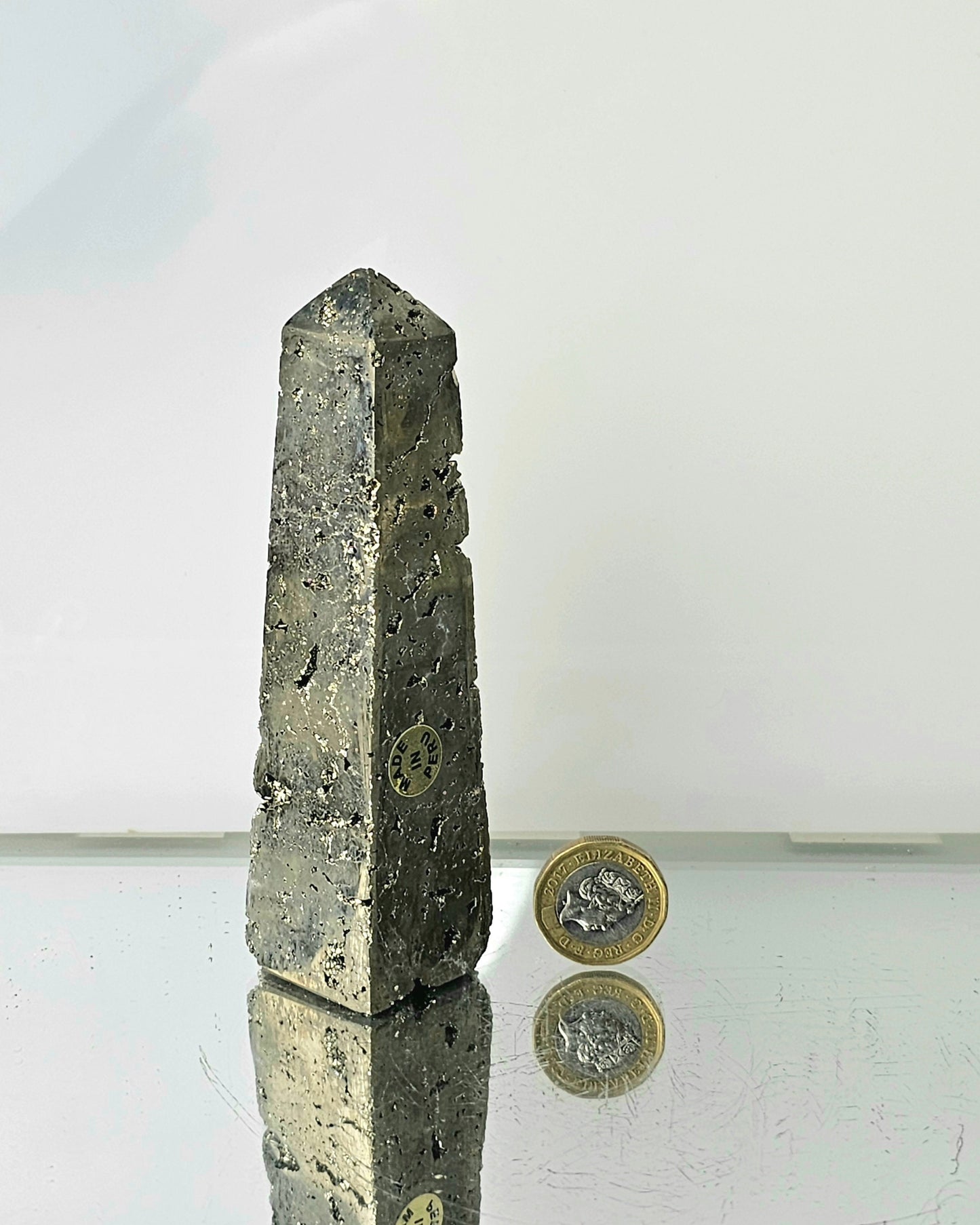 Pyrite Crystal Obelisk (#6)
