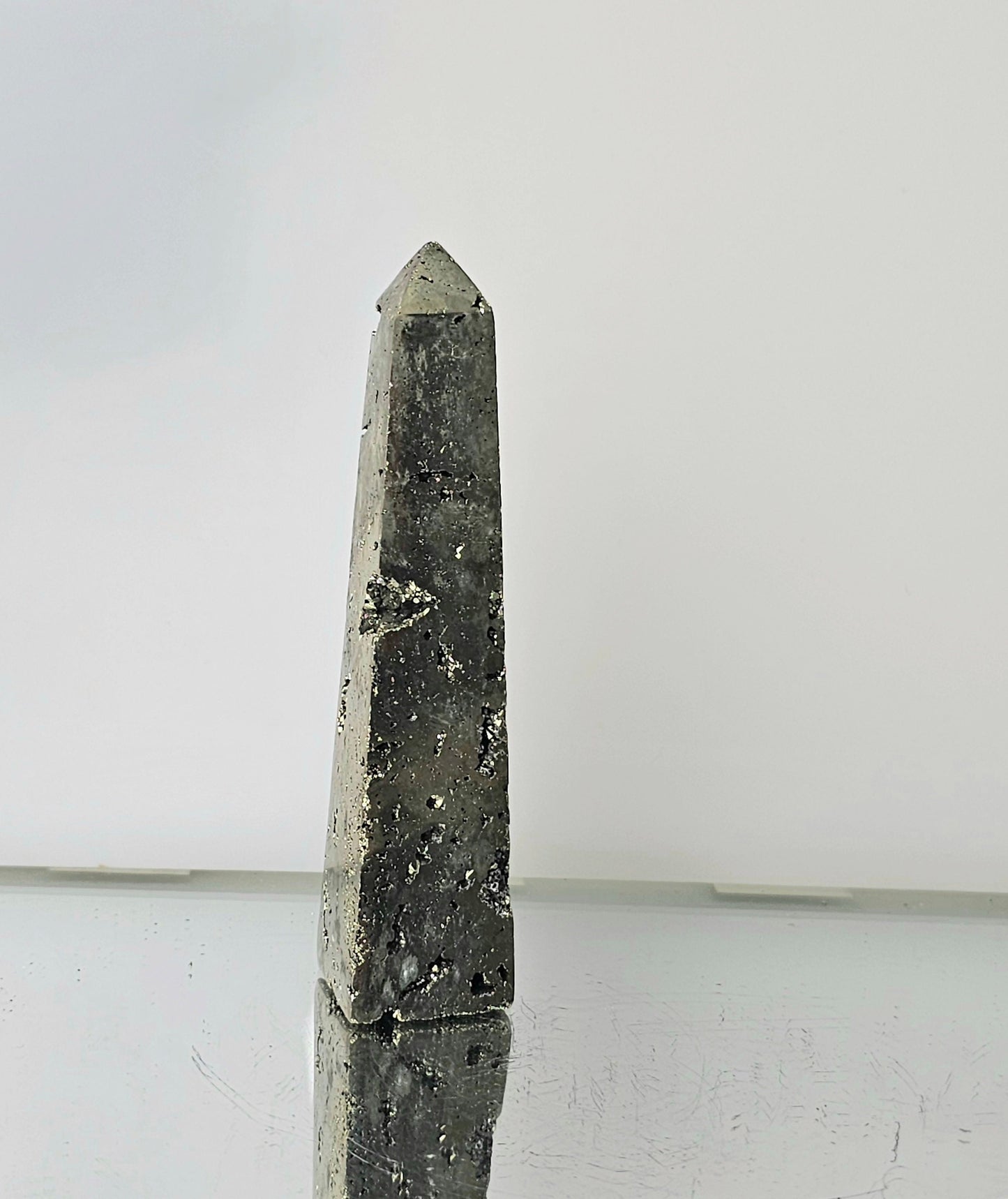 Pyrite Crystal Obelisk (#4)