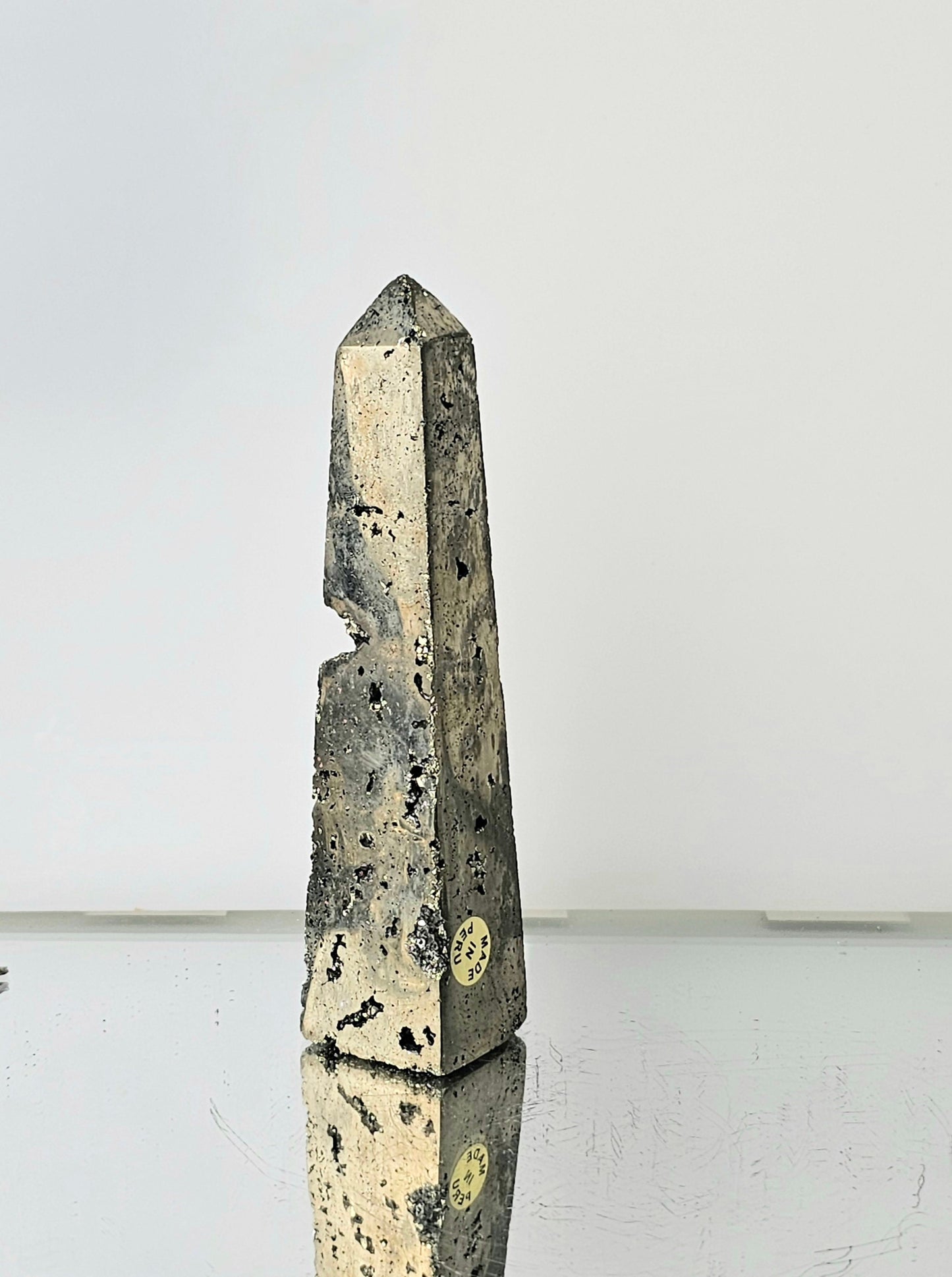 Pyrite Crystal Obelisk (#4)