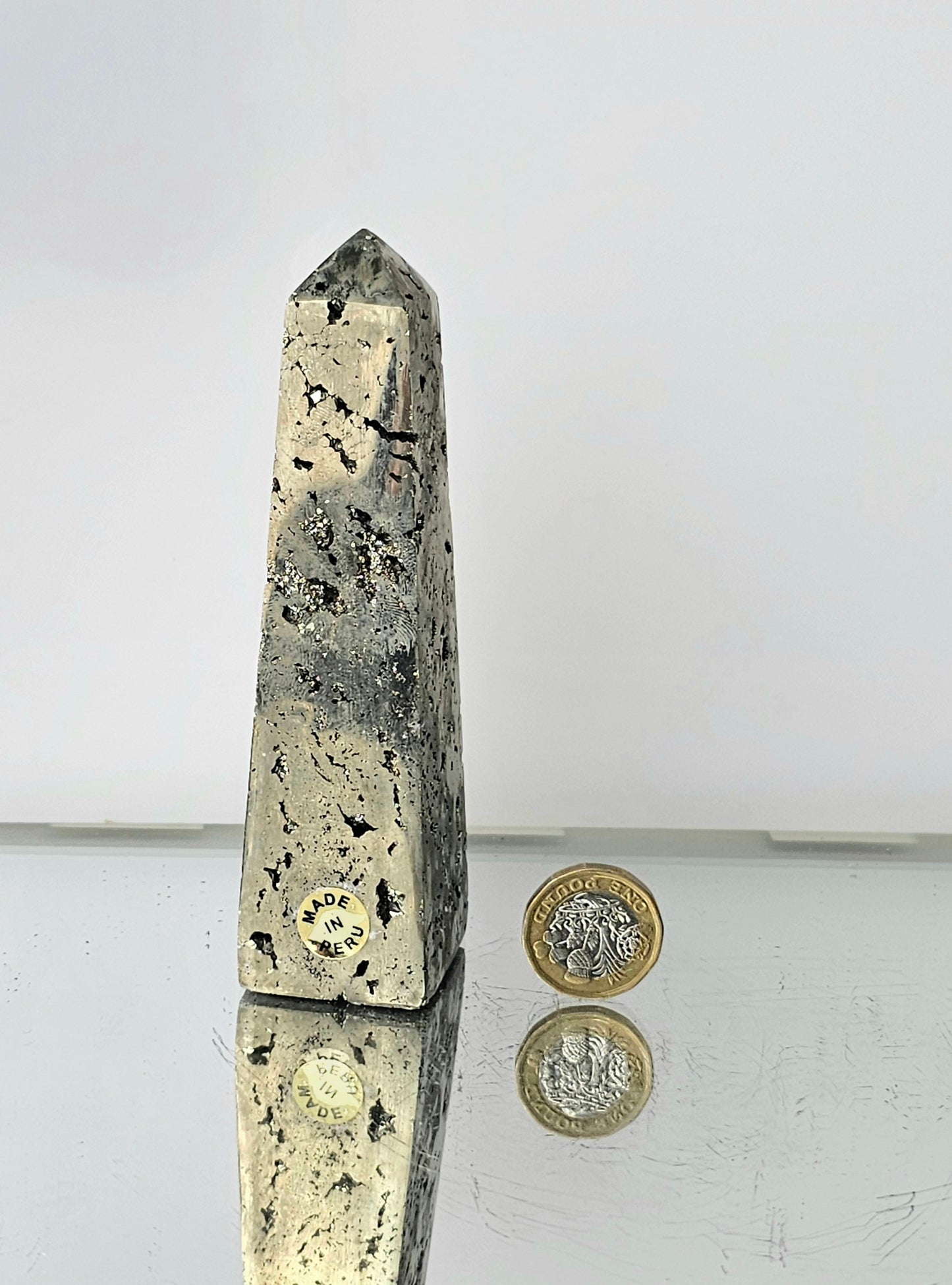 Pyrite Crystal Obelisk (#5)